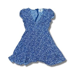Blue floral Princess Polly dress “The sting mini dress”